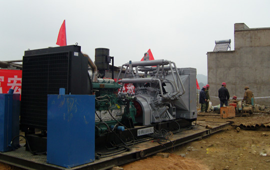 S型空氣壓縮機施工現場圖片